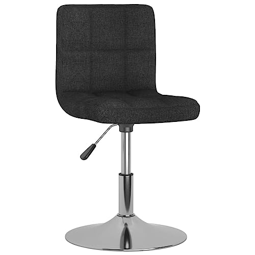 HEFZGDB Esszimmerstühle 6 STK. Drehbar Schwarz Stoff Vanity Chair Esszimmerstühle Schminktisch Stuhl Stuhl Esszimmer für Balkon Küche Wohnstube Speisesaal von HEFZGDB