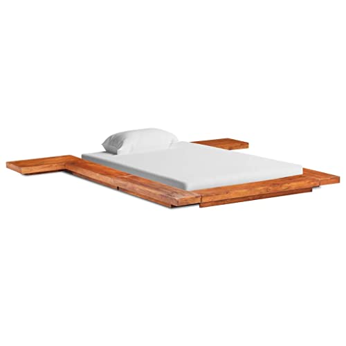 HEFZGDB Futonbett Japanisch Akazie Massivholz 100x200 cm Jugendbett Bed Frame Familienbett Einzelbetten für Herberge Gästezimmer Wohnbereich Schlafzimmer HEFZGDB Futonbett Japanisch Akazie Massivholz 100x200 cm Jugendbett Bed Frame Familienbett Einzelbetten für Herberge Gästezimmer Wohnbereich Schlafzimmer von HEFZGDB