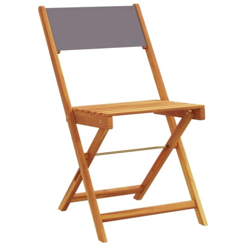 HEFZGDB Gartenstühle 4 STK. Klappbar Anthrazit Stoff und Massivholz Schtul Gartenstühle Essstühle Loungesessel Wohnzimmer für Parks Balkon Terrasse Garten HEFZGDB Gartenstühle 4 STK. Klappbar Anthrazit Stoff und Massivholz Schtul Gartenstühle Essstühle Loungesessel Wohnzimmer für Parks Balkon Terrasse Garten von HEFZGDB