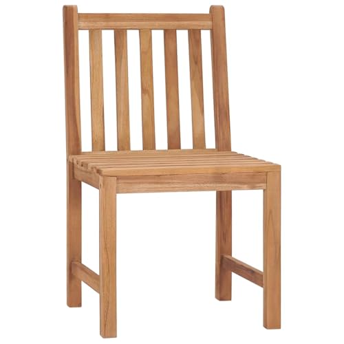 HEFZGDB Gartenstühle 4 STK. mit Kissen Massivholz Teak Campingstühle Campingstuhl Gartenstühle Armlehnstuhl für Innenhof Parks Terrasse Garten von HEFZGDB