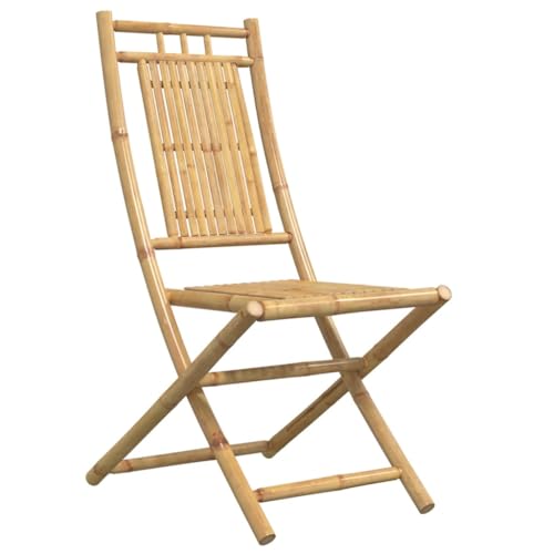 HEFZGDB Gartenstühle 8 STK. Klappbar 46x66x99 cm Bambus Outdoor Sessel Campingstuhl Gartenstuhl Camping Chair für Parks Terrasse Balkon Innenhof von HEFZGDB