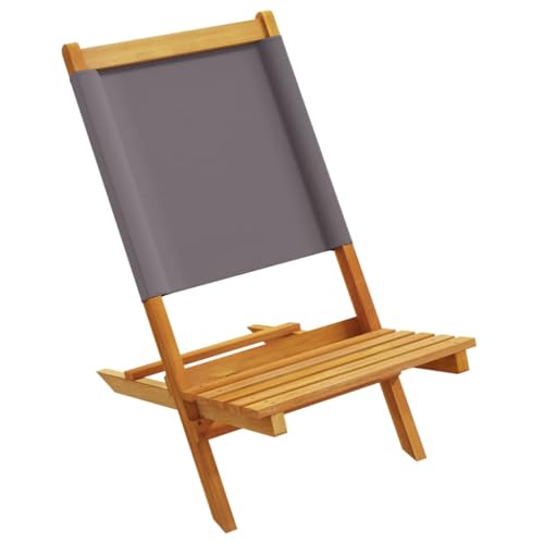 HEFZGDB Gartenstühle 8 STK. Klappbar Anthrazit Stoff und Massivholz Kleiner Hocker Gartenstuhl Loungesessel Wohnzimmer Armlehnstuhl für Garten Innenhof Parks Terrasse von HEFZGDB
