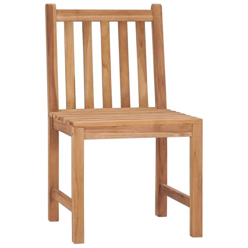 HEFZGDB Gartenstühle 8 STK. mit Kissen Massivholz Teak Campingstühle Campingstuhl Gartenstühle Armlehnstuhl für Innenhof Parks Terrasse Garten von HEFZGDB