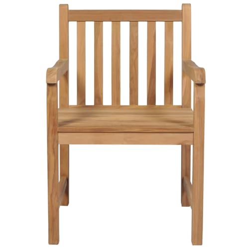 HEFZGDB Gartenstühle 8 STK. mit Schwarzen Kissen Massivholz Teak Kleiner Sessel Essstühle Loungesessel Wohnzimmer Armlehnstuhl für Innenhof Terrasse Parks Garten HEFZGDB Gartenstühle 8 STK. mit Schwarzen Kissen Massivholz Teak Kleiner Sessel Essstühle Loungesessel Wohnzimmer Armlehnstuhl für Innenhof Terrasse Parks Garten von HEFZGDB