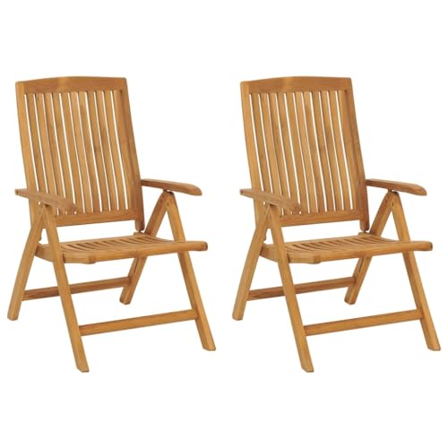 HEFZGDB Gartenstühle mit Kissen 2 STK. Massivholz Teak Kleiner Hocker Gartenstühle Essstühle Kleiner Sessel für Innenhof Parks Balkon Garten HEFZGDB Gartenstühle mit Kissen 2 STK. Massivholz Teak Kleiner Hocker Gartenstühle Essstühle Kleiner Sessel für Innenhof Parks Balkon Garten von HEFZGDB