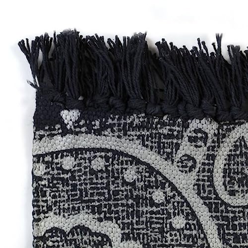 HEFZGDB Kelim-Teppich Baumwolle 120x180 cm mit Muster Grau Teppich Modern Wohnzimmerteppich Küchenläufer Küchenteppich für Schlafzimmer Wohnbereich Speisesaal Sitzungszimmer HEFZGDB Kelim-Teppich Baumwolle 120x180 cm mit Muster Grau Teppich Modern Wohnzimmerteppich Küchenläufer Küchenteppich für Schlafzimmer Wohnbereich Speisesaal Sitzungszimmer von HEFZGDB