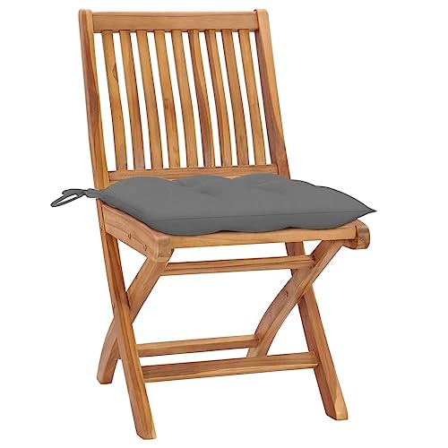 HEFZGDB Klappbare Gartenstühle mit Kissen 6 STK. Massivholz Teak Kleiner Sessel Gartenstuhl Camping Chair Armlehnstuhl für Terrasse Garten Parks Balkon HEFZGDB Klappbare Gartenstühle mit Kissen 6 STK. Massivholz Teak Kleiner Sessel Gartenstuhl Camping Chair Armlehnstuhl für Terrasse Garten Parks Balkon von HEFZGDB