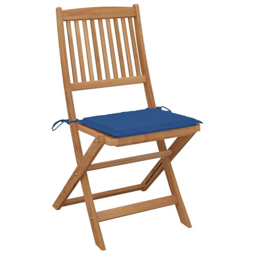 HEFZGDB Klappbare Gartenstühle mit Kissen 8 STK. Massivholz Akazie Balkonstuhl Gartenstuhl Loungesessel Wohnzimmer Seselstuhl Wohnzimmer für Parks Innenhof Balkon Garten HEFZGDB Klappbare Gartenstühle mit Kissen 8 STK. Massivholz Akazie Balkonstuhl Gartenstuhl Loungesessel Wohnzimmer Seselstuhl Wohnzimmer für Parks Innenhof Balkon Garten von HEFZGDB
