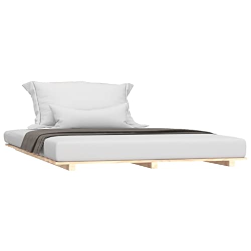 HEFZGDB Massivholzbett 120x200 cm Kiefer Ehebett Gästebett Bed Frame Single Bed für Schlafzimmer Herberge Gästezimmer Wohnbereich HEFZGDB Massivholzbett 120x200 cm Kiefer Ehebett Gästebett Bed Frame Single Bed für Schlafzimmer Herberge Gästezimmer Wohnbereich von HEFZGDB