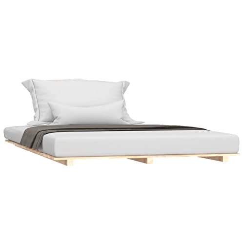HEFZGDB Massivholzbett 140x190 cm Kiefer Ehebett Gästebett Bed Frame Single Bed für Schlafzimmer Herberge Gästezimmer Wohnbereich HEFZGDB Massivholzbett 140x190 cm Kiefer Ehebett Gästebett Bed Frame Single Bed für Schlafzimmer Herberge Gästezimmer Wohnbereich von HEFZGDB