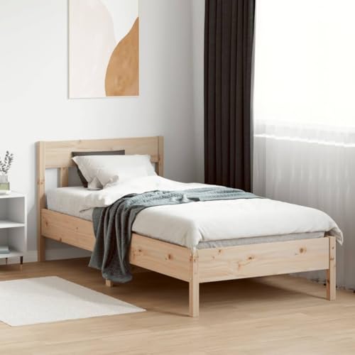 HEFZGDB Massivholzbett ohne Matratze 90x190 cm Kiefernholz Daybed Gästebett Bed Frame Bettrahmen für Wohnbereich Herberge Gästezimmer Schlafzimmer HEFZGDB Massivholzbett ohne Matratze 90x190 cm Kiefernholz Daybed Gästebett Bed Frame Bettrahmen für Wohnbereich Herberge Gästezimmer Schlafzimmer von HEFZGDB