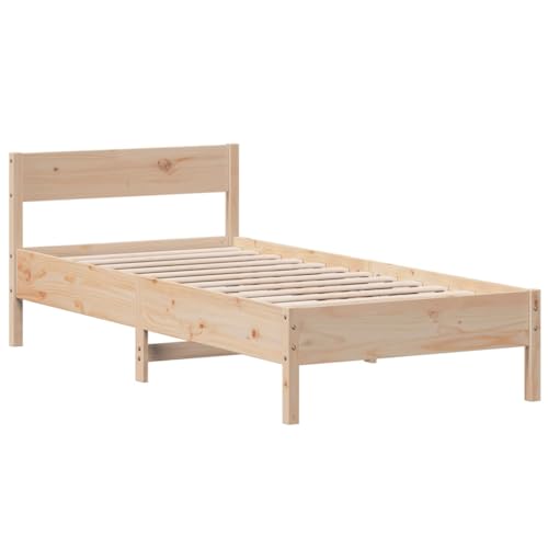 HEFZGDB Massivholzbett ohne Matratze 90x190 cm Kiefernholz Jugendbett Bettgestell Familienbett Doppelbett für Gästezimmer Wohnbereich Herberge Schlafzimmer HEFZGDB Massivholzbett ohne Matratze 90x190 cm Kiefernholz Jugendbett Bettgestell Familienbett Doppelbett für Gästezimmer Wohnbereich Herberge Schlafzimmer von HEFZGDB