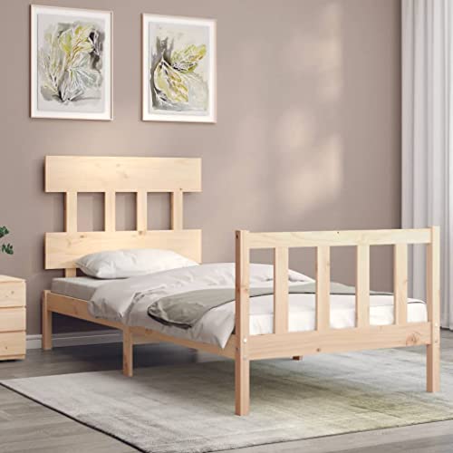 HEFZGDB Massivholzbett ohne Matratze 90x200 Kiefernholz Daybed Gästebett Bed Frame Bettrahmen für Schlafzimmer Herberge Gästezimmer Wohnbereich HEFZGDB Massivholzbett ohne Matratze 90x200 Kiefernholz Daybed Gästebett Bed Frame Bettrahmen für Schlafzimmer Herberge Gästezimmer Wohnbereich von HEFZGDB