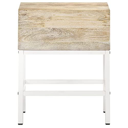 HEFZGDB Nachttisch 40x30x50 cm Mango Massivholz Nachttisch Vintage Nachtschrank Beistelltisch Küchentisch für Schlafzimmer Wohnzimmer Gästezimmer Hotel HEFZGDB Nachttisch 40x30x50 cm Mango Massivholz Nachttisch Vintage Nachtschrank Beistelltisch Küchentisch für Schlafzimmer Wohnzimmer Gästezimmer Hotel von HEFZGDB