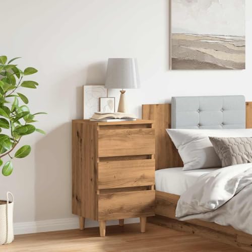 HEFZGDB Nachttisch Artisan-Eiche 40x35x69 cm Holzwerkstoff Sideboard Wohnzimmer Nachtschrank Beistelltisch Nachtschränkchen für Hotel Wohnzimmer Gästezimmer Schlafzimmer HEFZGDB Nachttisch Artisan-Eiche 40x35x69 cm Holzwerkstoff Sideboard Wohnzimmer Nachtschrank Beistelltisch Nachtschränkchen für Hotel Wohnzimmer Gästezimmer Schlafzimmer von HEFZGDB