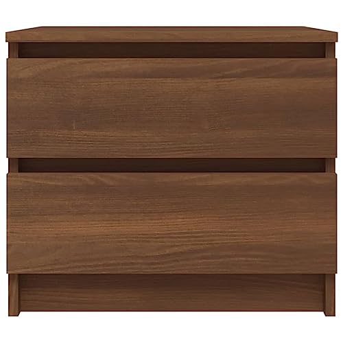 HEFZGDB Nachttisch Braun Eichen-Optik 50x39x43,5 cm Holzwerkstoff Nachttisch Vintage Nachttische Konsolentisch Lowboard für Hotel Wohnzimmer Gästezimmer Schlafzimmer HEFZGDB Nachttisch Braun Eichen-Optik 50x39x43,5 cm Holzwerkstoff Nachttisch Vintage Nachttische Konsolentisch Lowboard für Hotel Wohnzimmer Gästezimmer Schlafzimmer von HEFZGDB