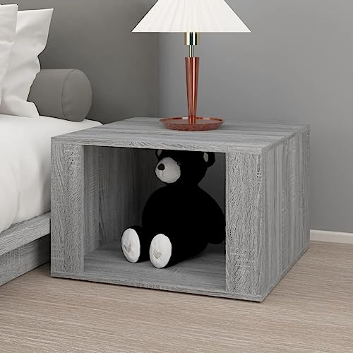 HEFZGDB Nachttisch Grau Sonoma 57x55x36 cm Holzwerkstoff Nachttisch Organizer Beistelltisch Couchtisch Konsolentisch für Wohnzimmer Gästezimmer Hotel Schlafzimmer HEFZGDB Nachttisch Grau Sonoma 57x55x36 cm Holzwerkstoff Nachttisch Organizer Beistelltisch Couchtisch Konsolentisch für Wohnzimmer Gästezimmer Hotel Schlafzimmer von HEFZGDB