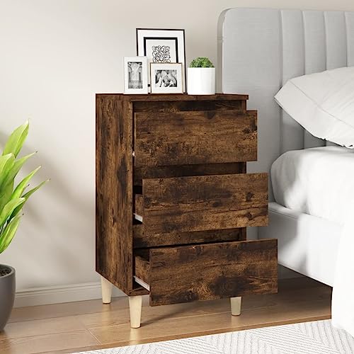 HEFZGDB Nachttisch Räuchereiche 40x35x70 cm Holzwerkstoff Kleiner Tisch Nachtkästchen Nachtschrank Bartisch für Wohnzimmer Gästezimmer Schlafzimmer Hotel HEFZGDB Nachttisch Räuchereiche 40x35x70 cm Holzwerkstoff Kleiner Tisch Nachtkästchen Nachtschrank Bartisch für Wohnzimmer Gästezimmer Schlafzimmer Hotel von HEFZGDB