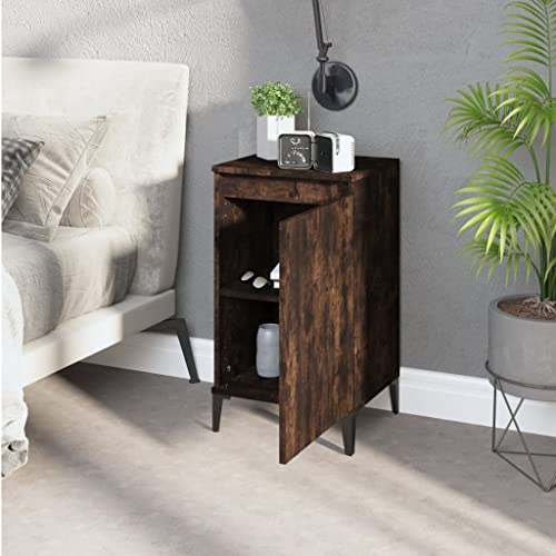 HEFZGDB Nachttisch Räuchereiche 40x35x70 cm Holzwerkstoff Nachttisch Organizer Nachtkästchen Couchtisch Nachttischschrank für Hotel Wohnzimmer Gästezimmer Schlafzimmer HEFZGDB Nachttisch Räuchereiche 40x35x70 cm Holzwerkstoff Nachttisch Organizer Nachtkästchen Couchtisch Nachttischschrank für Hotel Wohnzimmer Gästezimmer Schlafzimmer von HEFZGDB