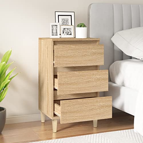 HEFZGDB Nachttisch Sonoma-Eiche 40x35x70 cm Holzwerkstoff Kleiner Tisch Nachtkästchen Nachtschrank Bartisch für Wohnzimmer Gästezimmer Schlafzimmer Hotel HEFZGDB Nachttisch Sonoma-Eiche 40x35x70 cm Holzwerkstoff Kleiner Tisch Nachtkästchen Nachtschrank Bartisch für Wohnzimmer Gästezimmer Schlafzimmer Hotel von HEFZGDB