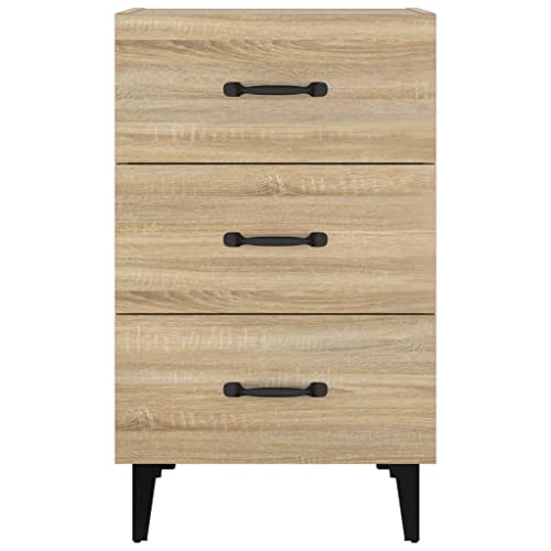 HEFZGDB Nachttisch Sonoma-Eiche 40x40x66 cm Holzwerkstoff Nachttisch Modern Nachtschrank Beistelltisch Stubentisch für Schlafzimmer Wohnzimmer Gästezimmer Hotel HEFZGDB Nachttisch Sonoma-Eiche 40x40x66 cm Holzwerkstoff Nachttisch Modern Nachtschrank Beistelltisch Stubentisch für Schlafzimmer Wohnzimmer Gästezimmer Hotel von HEFZGDB