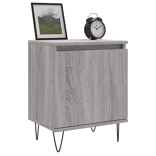 HEFZGDB Nachttische 2 STK. Grau Sonoma 40x30x50 cm Holzwerkstoff Stubentisch Couchtisch Konsolentisch Lowboard für Hotel Wohnzimmer Gästezimmer Schlafzimmer HEFZGDB Nachttische 2 STK. Grau Sonoma 40x30x50 cm Holzwerkstoff Stubentisch Couchtisch Konsolentisch Lowboard für Hotel Wohnzimmer Gästezimmer Schlafzimmer von HEFZGDB