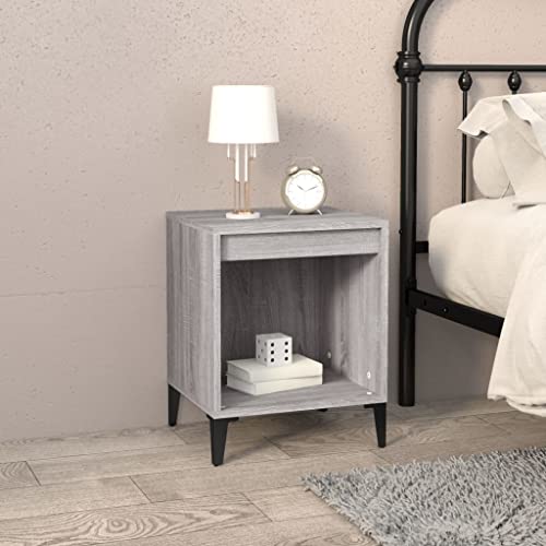 HEFZGDB Nachttische 2 STK. Grau Sonoma 40x35x50 cm Sideboard Wohnzimmer Wohnzimmertisch Couchtisch Nachttischschrank für Hotel Gästezimmer Schlafzimmer Wohnzimmer HEFZGDB Nachttische 2 STK. Grau Sonoma 40x35x50 cm Sideboard Wohnzimmer Wohnzimmertisch Couchtisch Nachttischschrank für Hotel Gästezimmer Schlafzimmer Wohnzimmer von HEFZGDB