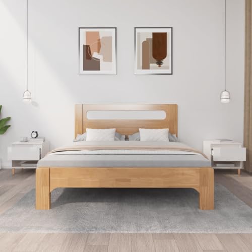 HEFZGDB Nachttische 2 STK. Hochglanz-Weiß 50x46x50 cm Holzwerkstoff Anrichte Nachttische Wohnzimmertisch Bartisch für Hotel Gästezimmer Wohnzimmer Schlafzimmer HEFZGDB Nachttische 2 STK. Hochglanz-Weiß 50x46x50 cm Holzwerkstoff Anrichte Nachttische Wohnzimmertisch Bartisch für Hotel Gästezimmer Wohnzimmer Schlafzimmer von HEFZGDB