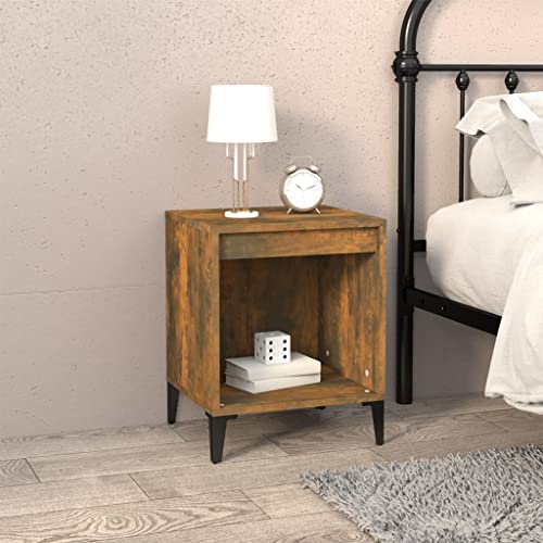 HEFZGDB Nachttische 2 STK. Räuchereiche 40x35x50 cm Sideboard Wohnzimmer Wohnzimmertisch Couchtisch Nachttischschrank für Hotel Gästezimmer Schlafzimmer Wohnzimmer HEFZGDB Nachttische 2 STK. Räuchereiche 40x35x50 cm Sideboard Wohnzimmer Wohnzimmertisch Couchtisch Nachttischschrank für Hotel Gästezimmer Schlafzimmer Wohnzimmer von HEFZGDB
