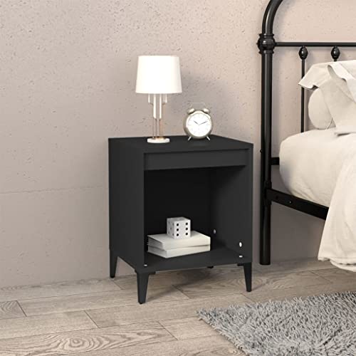 HEFZGDB Nachttische 2 STK. Schwarz 40x35x50 cm Sideboard Wohnzimmer Wohnzimmertisch Couchtisch Nachttischschrank für Hotel Gästezimmer Schlafzimmer Wohnzimmer HEFZGDB Nachttische 2 STK. Schwarz 40x35x50 cm Sideboard Wohnzimmer Wohnzimmertisch Couchtisch Nachttischschrank für Hotel Gästezimmer Schlafzimmer Wohnzimmer von HEFZGDB