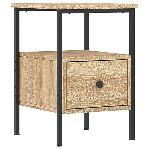 HEFZGDB Nachttische 2 STK. Sonoma-Eiche 34x36x50 cm Holzwerkstoff Nachtschränkchen Nachtschrank Konsolentisch Stubentisch für Gästezimmer Hotel Wohnzimmer Schlafzimmer HEFZGDB Nachttische 2 STK. Sonoma-Eiche 34x36x50 cm Holzwerkstoff Nachtschränkchen Nachtschrank Konsolentisch Stubentisch für Gästezimmer Hotel Wohnzimmer Schlafzimmer von HEFZGDB