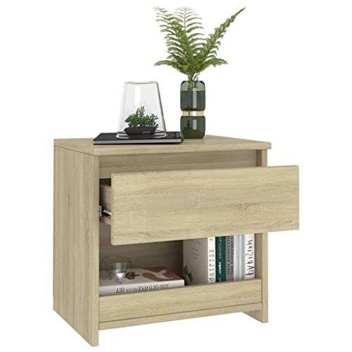 HEFZGDB Nachttische 2 STK. Sonoma-Eiche 40x30x39 cm Holzwerkstoff Kleiner Tisch Nachttische Nachtschrank Nachttischschrank für Hotel Schlafzimmer Wohnzimmer Gästezimmer HEFZGDB Nachttische 2 STK. Sonoma-Eiche 40x30x39 cm Holzwerkstoff Kleiner Tisch Nachttische Nachtschrank Nachttischschrank für Hotel Schlafzimmer Wohnzimmer Gästezimmer von HEFZGDB