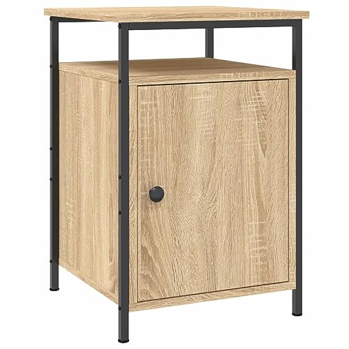 HEFZGDB Nachttische 2 STK. Sonoma-Eiche 40x42x60 cm Holzwerkstoff Coffee Table Nachtschrank Beistelltisch Wohnzimmertisch für Wohnzimmer Gästezimmer Hotel Schlafzimmer HEFZGDB Nachttische 2 STK. Sonoma-Eiche 40x42x60 cm Holzwerkstoff Coffee Table Nachtschrank Beistelltisch Wohnzimmertisch für Wohnzimmer Gästezimmer Hotel Schlafzimmer von HEFZGDB