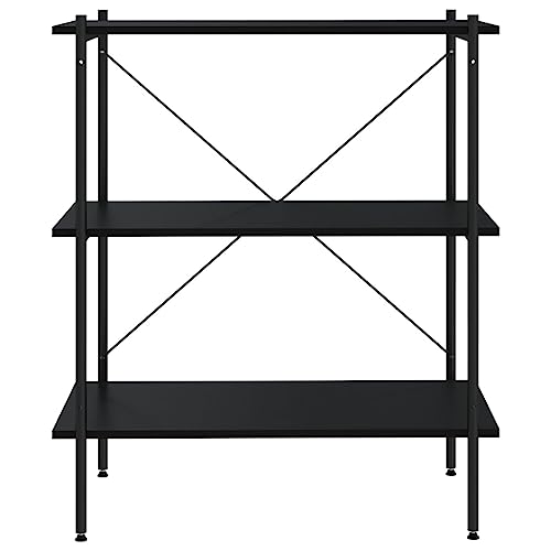 HEFZGDB Regal mit 3 Böden Schwarz 80x40x92 cm Büroregal Cd Regal Aktenschrank Mehrzweckschrank für Arbeitszimmer Bibliothek Wohnbereich Büro HEFZGDB Regal mit 3 Böden Schwarz 80x40x92 cm Büroregal Cd Regal Aktenschrank Mehrzweckschrank für Arbeitszimmer Bibliothek Wohnbereich Büro von HEFZGDB