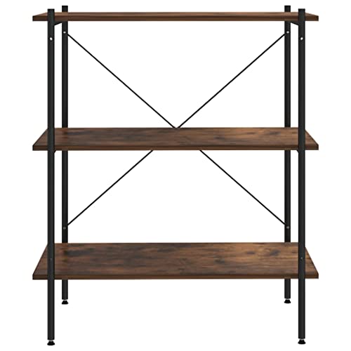 HEFZGDB Regal mit 3 Böden Schwarz und Natur 80x40x92 cm Büroregal Cd Regal Aktenschrank Mehrzweckschrank für Arbeitszimmer Bibliothek Wohnbereich Büro HEFZGDB Regal mit 3 Böden Schwarz und Natur 80x40x92 cm Büroregal Cd Regal Aktenschrank Mehrzweckschrank für Arbeitszimmer Bibliothek Wohnbereich Büro von HEFZGDB