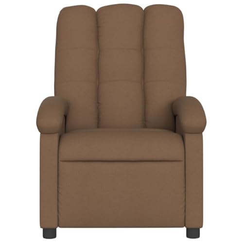 HEFZGDB Relaxsessel Braun Stoff Living Room Chairs Lesesessel Bequem Loungesessel Wohnzimmer Armchair Living Room für Sitzungszimmer Balkon Schlafzimmer Arbeitszimmer von HEFZGDB