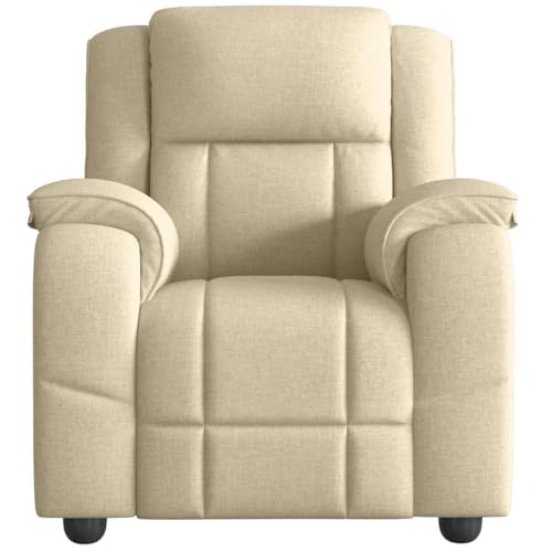 HEFZGDB Relaxsessel Creme Stoff Kuschelsessel Loungesessel Wohnzimmer Schminktisch Stuhl Seselstuhl Wohnzimmer für Wohnbereich Arbeitszimmer Balkon Schlafzimmer HEFZGDB Relaxsessel Creme Stoff Kuschelsessel Loungesessel Wohnzimmer Schminktisch Stuhl Seselstuhl Wohnzimmer für Wohnbereich Arbeitszimmer Balkon Schlafzimmer von HEFZGDB