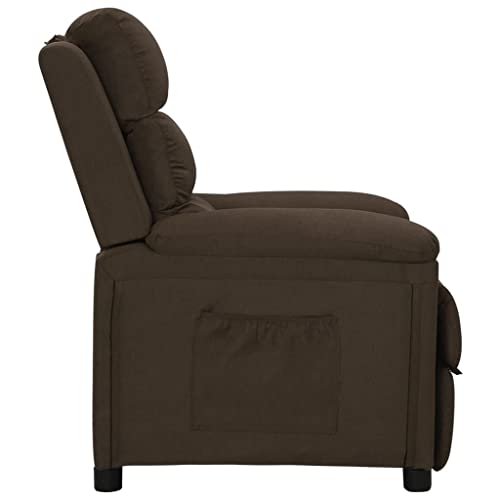 HEFZGDB Relaxsessel Dunkelbraun Stoff Couchsessel Loungesessel Wohnzimmer Esszimmerstühle Seselstuhl Wohnzimmer für Sitzungszimmer Balkon Schlafzimmer Wohnbereich HEFZGDB Relaxsessel Dunkelbraun Stoff Couchsessel Loungesessel Wohnzimmer Esszimmerstühle Seselstuhl Wohnzimmer für Sitzungszimmer Balkon Schlafzimmer Wohnbereich von HEFZGDB