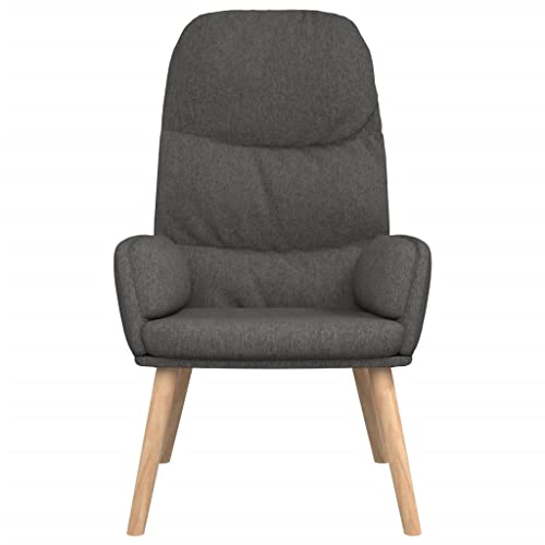 HEFZGDB Relaxsessel Dunkelgrau Stoff Armchair Living Room Schminktisch Stuhl Hocker Schminktisch Küchenstühle für Balkon Sitzungszimmer Arbeitszimmer Wohnbereich von HEFZGDB