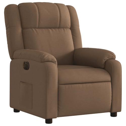 HEFZGDB Relaxsessel Elektrisch Braun Stoff Kuschelsessel Schminkstuhl Lesestuhl Seselstuhl Wohnzimmer für Arbeitszimmer Sitzungszimmer Wohnbereich Schlafzimmer HEFZGDB Relaxsessel Elektrisch Braun Stoff Kuschelsessel Schminkstuhl Lesestuhl Seselstuhl Wohnzimmer für Arbeitszimmer Sitzungszimmer Wohnbereich Schlafzimmer von HEFZGDB
