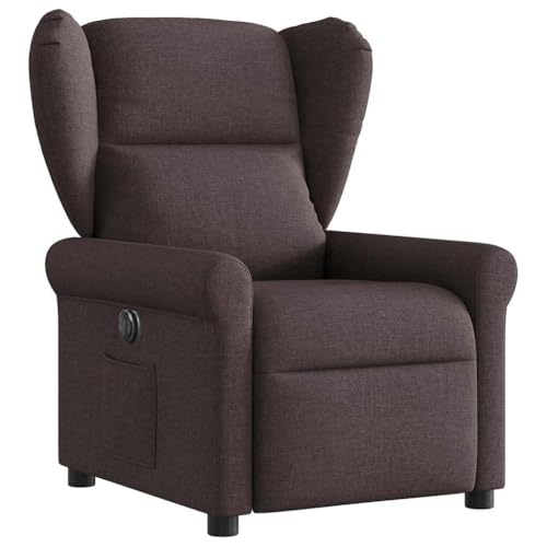 HEFZGDB Relaxsessel Elektrisch Dunkelbraun Stoff Living Room Chairs Loungesessel Wohnzimmer Esszimmerstühle Küchenstühle für Balkon Sitzungszimmer Arbeitszimmer Schlafzimmer HEFZGDB Relaxsessel Elektrisch Dunkelbraun Stoff Living Room Chairs Loungesessel Wohnzimmer Esszimmerstühle Küchenstühle für Balkon Sitzungszimmer Arbeitszimmer Schlafzimmer von HEFZGDB