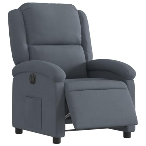 HEFZGDB Relaxsessel Elektrisch Dunkelgrau Samt Couchsessel Schminkstuhl Hocker Schminktisch Seselstuhl Wohnzimmer für Schlafzimmer Wohnbereich Sitzungszimmer Arbeitszimmer HEFZGDB Relaxsessel Elektrisch Dunkelgrau Samt Couchsessel Schminkstuhl Hocker Schminktisch Seselstuhl Wohnzimmer für Schlafzimmer Wohnbereich Sitzungszimmer Arbeitszimmer von HEFZGDB