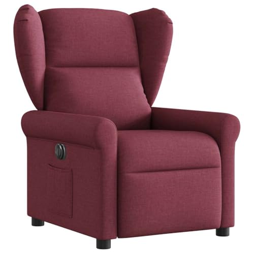 HEFZGDB Relaxsessel Elektrisch Weinrot Stoff Living Room Chairs Loungesessel Wohnzimmer Esszimmerstühle Küchenstühle für Balkon Sitzungszimmer Arbeitszimmer Schlafzimmer HEFZGDB Relaxsessel Elektrisch Weinrot Stoff Living Room Chairs Loungesessel Wohnzimmer Esszimmerstühle Küchenstühle für Balkon Sitzungszimmer Arbeitszimmer Schlafzimmer von HEFZGDB