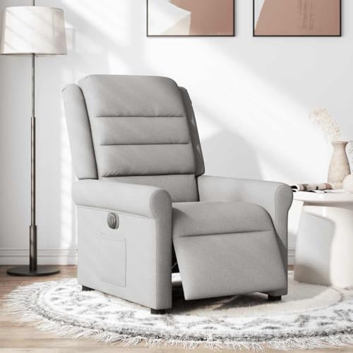 HEFZGDB Relaxsessel Elektrisch Wolkengrau Stoff Armlehnstuhl Lesesessel Bequem Schminkstuhl Seselstuhl Wohnzimmer für Schlafzimmer Sitzungszimmer Wohnbereich Arbeitszimmer HEFZGDB Relaxsessel Elektrisch Wolkengrau Stoff Armlehnstuhl Lesesessel Bequem Schminkstuhl Seselstuhl Wohnzimmer für Schlafzimmer Sitzungszimmer Wohnbereich Arbeitszimmer von HEFZGDB