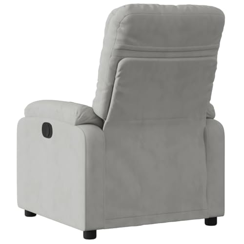 HEFZGDB Relaxsessel Hellgrau Mikrofasergewebe Armlehnstuhl Schminkstuhl Schminktisch Stuhl Esszimmerstühle für Balkon Wohnbereich Sitzungszimmer Schlafzimmer HEFZGDB Relaxsessel Hellgrau Mikrofasergewebe Armlehnstuhl Schminkstuhl Schminktisch Stuhl Esszimmerstühle für Balkon Wohnbereich Sitzungszimmer Schlafzimmer von HEFZGDB