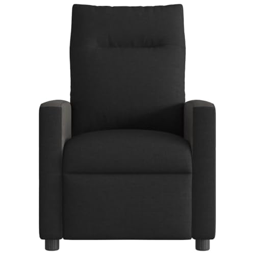 HEFZGDB Relaxsessel Schwarz Stoff Sessel Jugendzimmer Loungesessel Wohnzimmer Esszimmerstühle Reading Chair für Wohnbereich Schlafzimmer Arbeitszimmer Sitzungszimmer von HEFZGDB