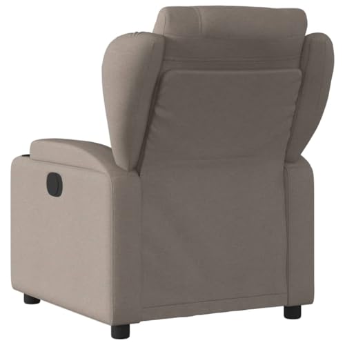 HEFZGDB Relaxsessel Taupe Stoff Kuschelsessel Lesesessel Bequem Schminktisch Stuhl Reading Chair für Schlafzimmer Wohnbereich Arbeitszimmer Sitzungszimmer von HEFZGDB