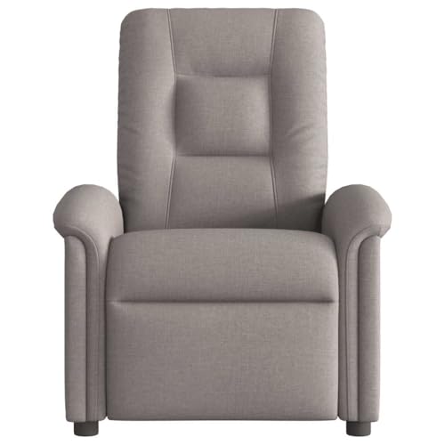 HEFZGDB Relaxsessel Taupe Stoff Living Room Chairs Lesesessel Bequem Esszimmerstühle Kleiner Sessel für Balkon Wohnbereich Schlafzimmer Arbeitszimmer von HEFZGDB