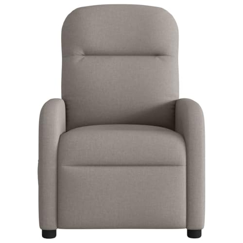 HEFZGDB Relaxsessel Taupe Stoff Living Room Chairs Lesesessel Bequem Hocker Schminktisch Seselstuhl Wohnzimmer für Wohnbereich Schlafzimmer Arbeitszimmer Balkon von HEFZGDB