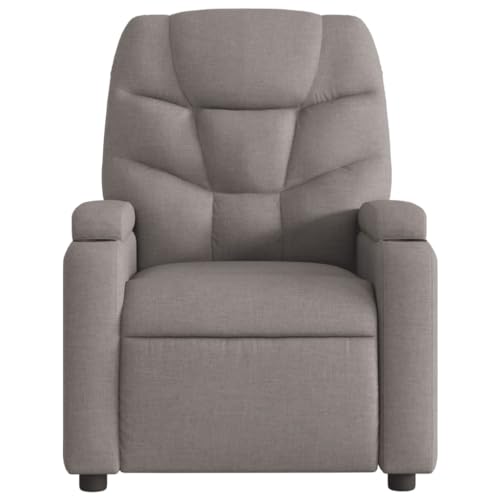HEFZGDB Relaxsessel Taupe Stoff Living Room Chairs Lesesessel Bequem Lesestuhl Reading Chair für Arbeitszimmer Schlafzimmer Wohnbereich Balkon von HEFZGDB
